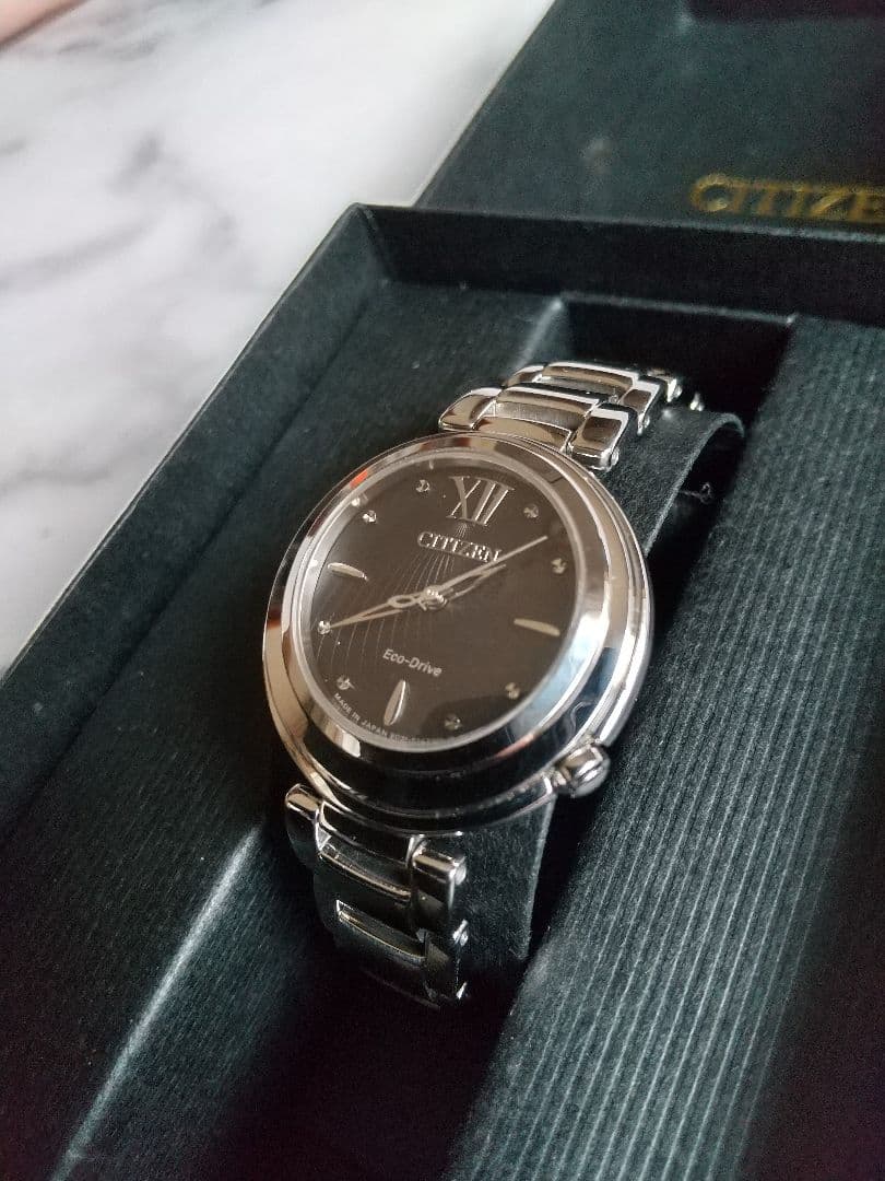シチズン エル 腕時計 ソーラーレディース