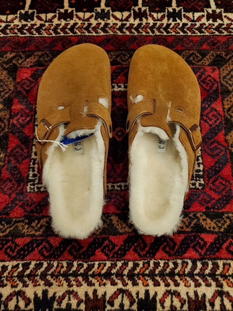 アツシ BIRKENSTOCK BOSTON shearling ミンク