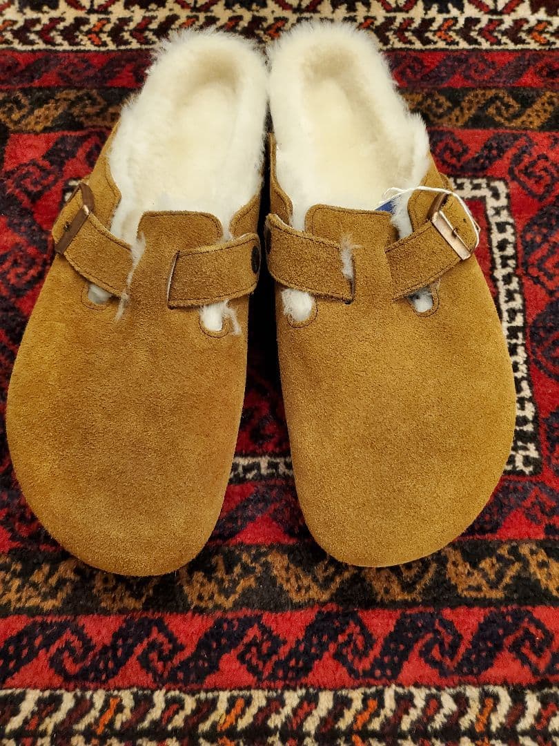 アツシ BIRKENSTOCK BOSTON shearling ミンク