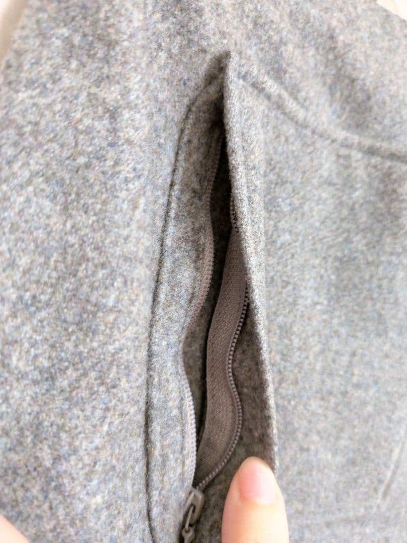 メンズ　ジルサンダー　JILSANDER ライトグレー ワイドパンツ