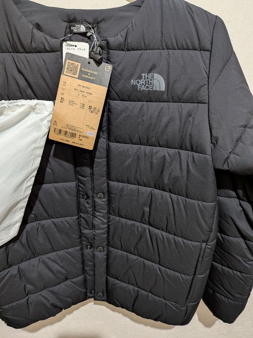 新品タグ付き　キルティング　ダウン　THE NORTH FACE ブラック