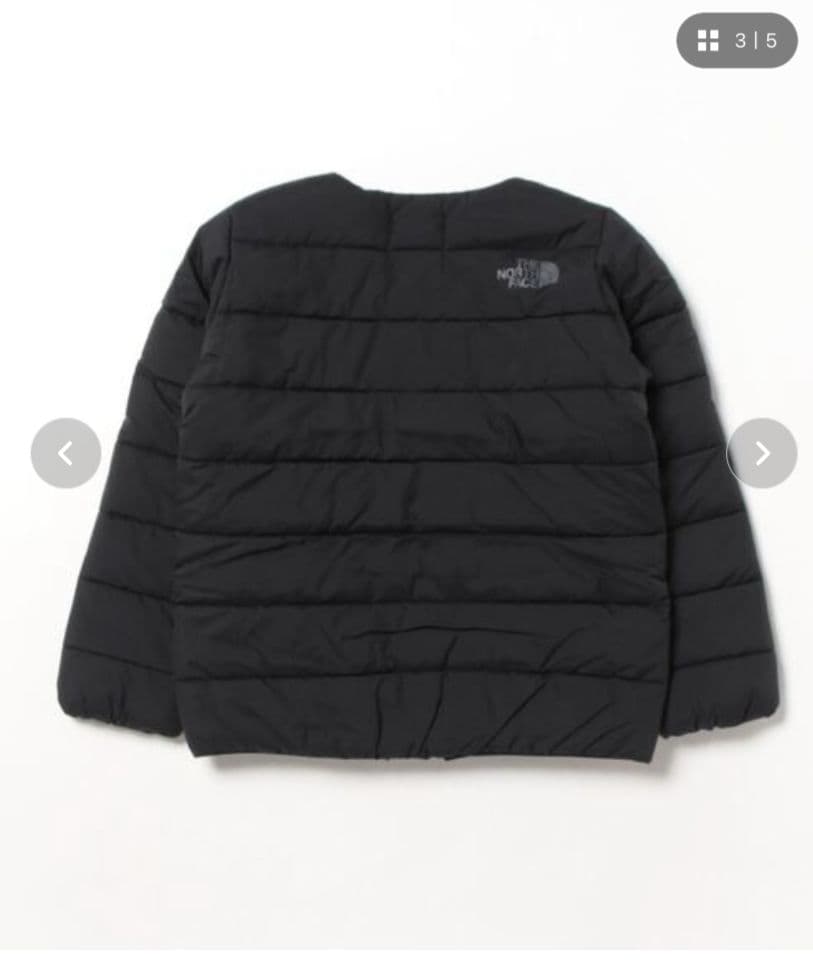 新品タグ付き　キルティング　ダウン　THE NORTH FACE ブラック