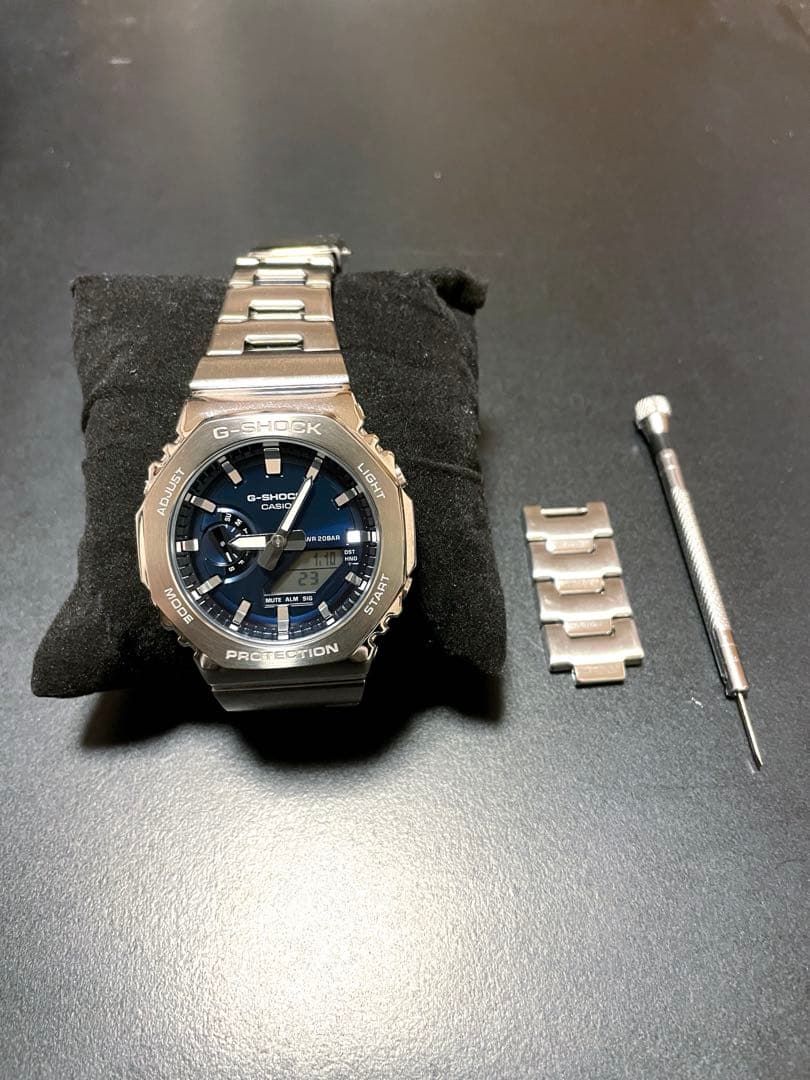 【極美品】G-SHOCK GM-2110D-2BJF フルメタル