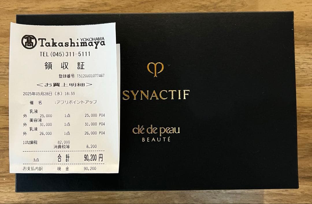 クレドポーボーテ　シナクティフセット+アイマスク　新品未使用未開封