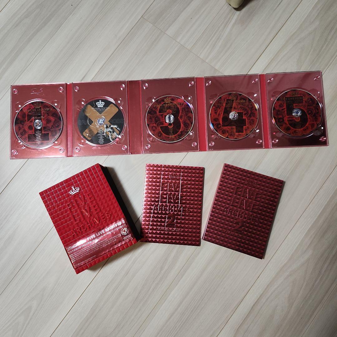FIVE LIVE ARCHIVES 2 DVD 5枚セット