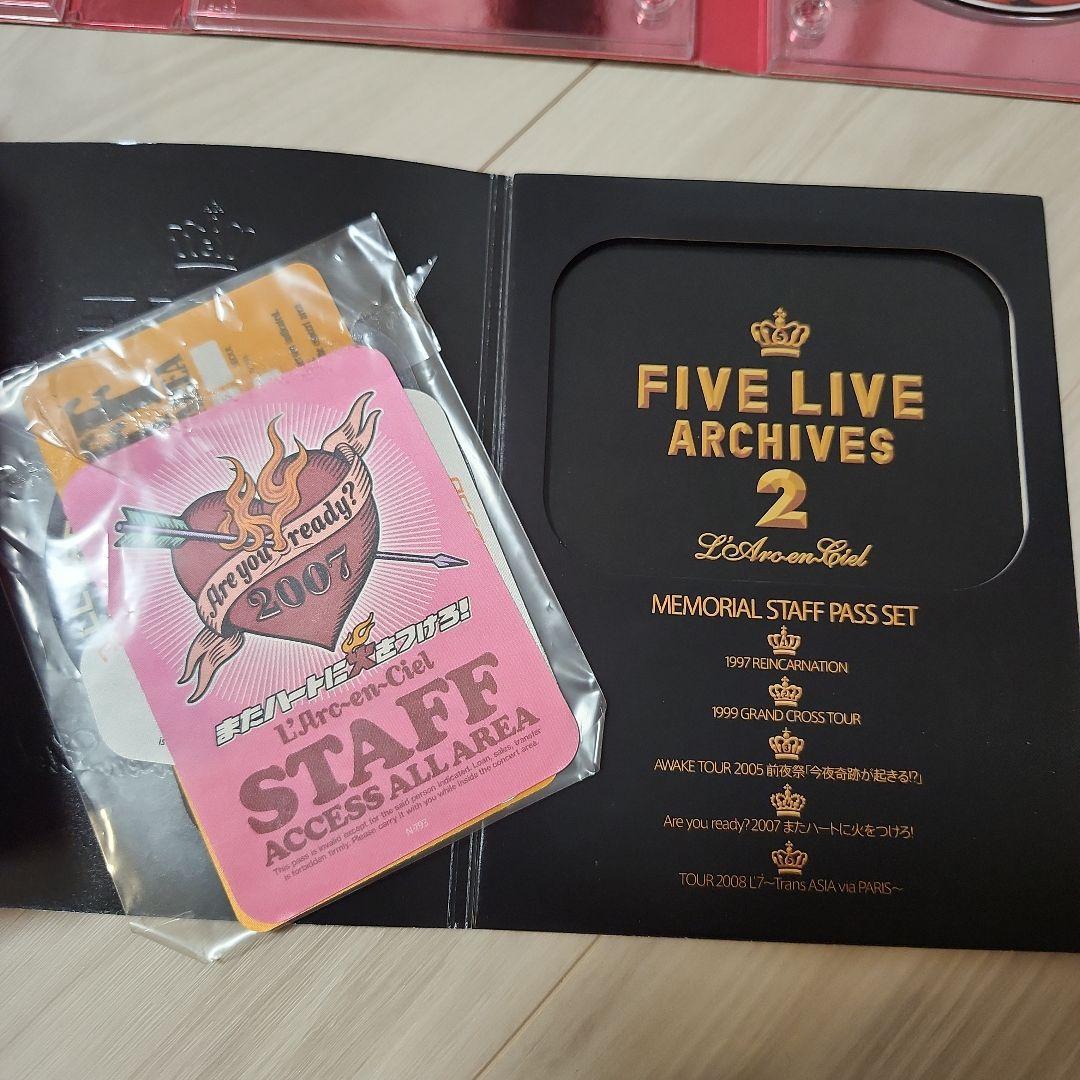 FIVE LIVE ARCHIVES 2 DVD 5枚セット