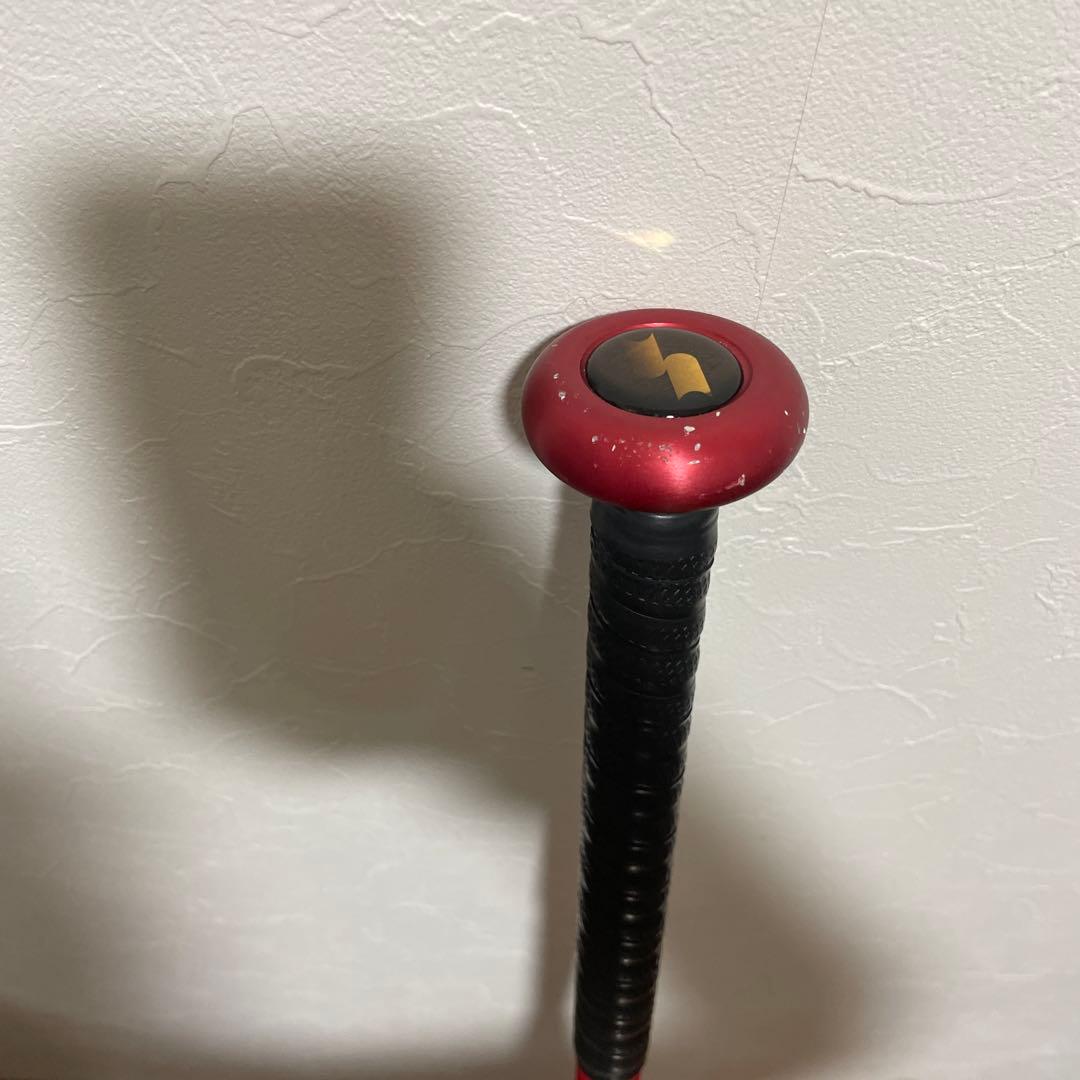 MM23 軟式バット 赤黒　レガシー　専用ケース付