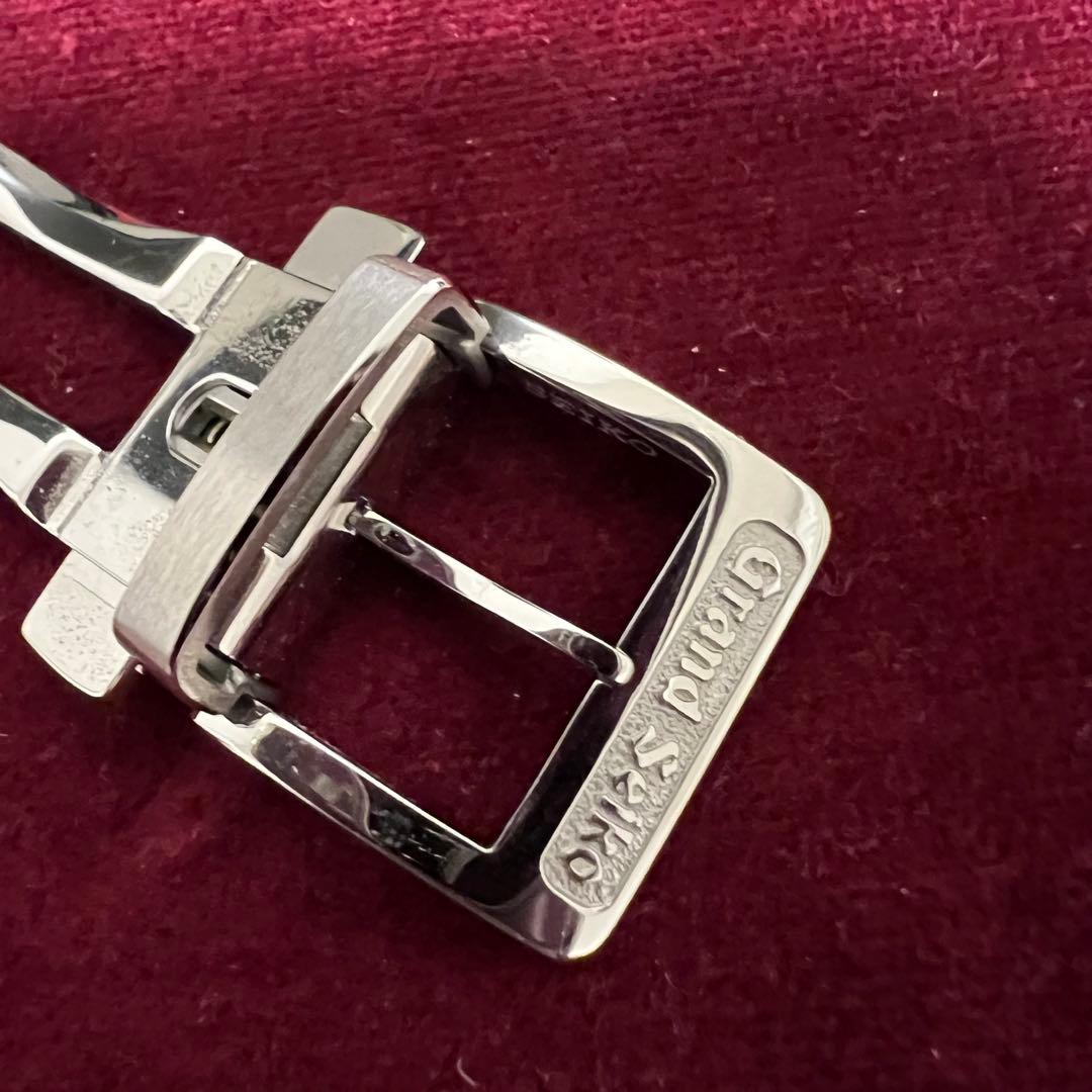 グランドセイコー 純正バックル レザーベルト付ラグ幅19mm尾錠幅16mm