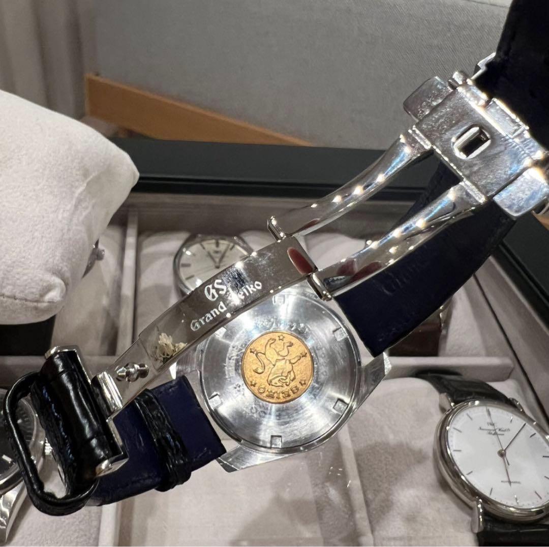 グランドセイコー 純正バックル レザーベルト付ラグ幅19mm尾錠幅16mm