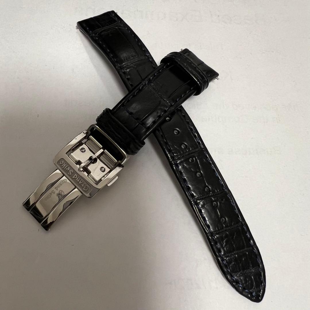 グランドセイコー 純正バックル レザーベルト付ラグ幅19mm尾錠幅16mm