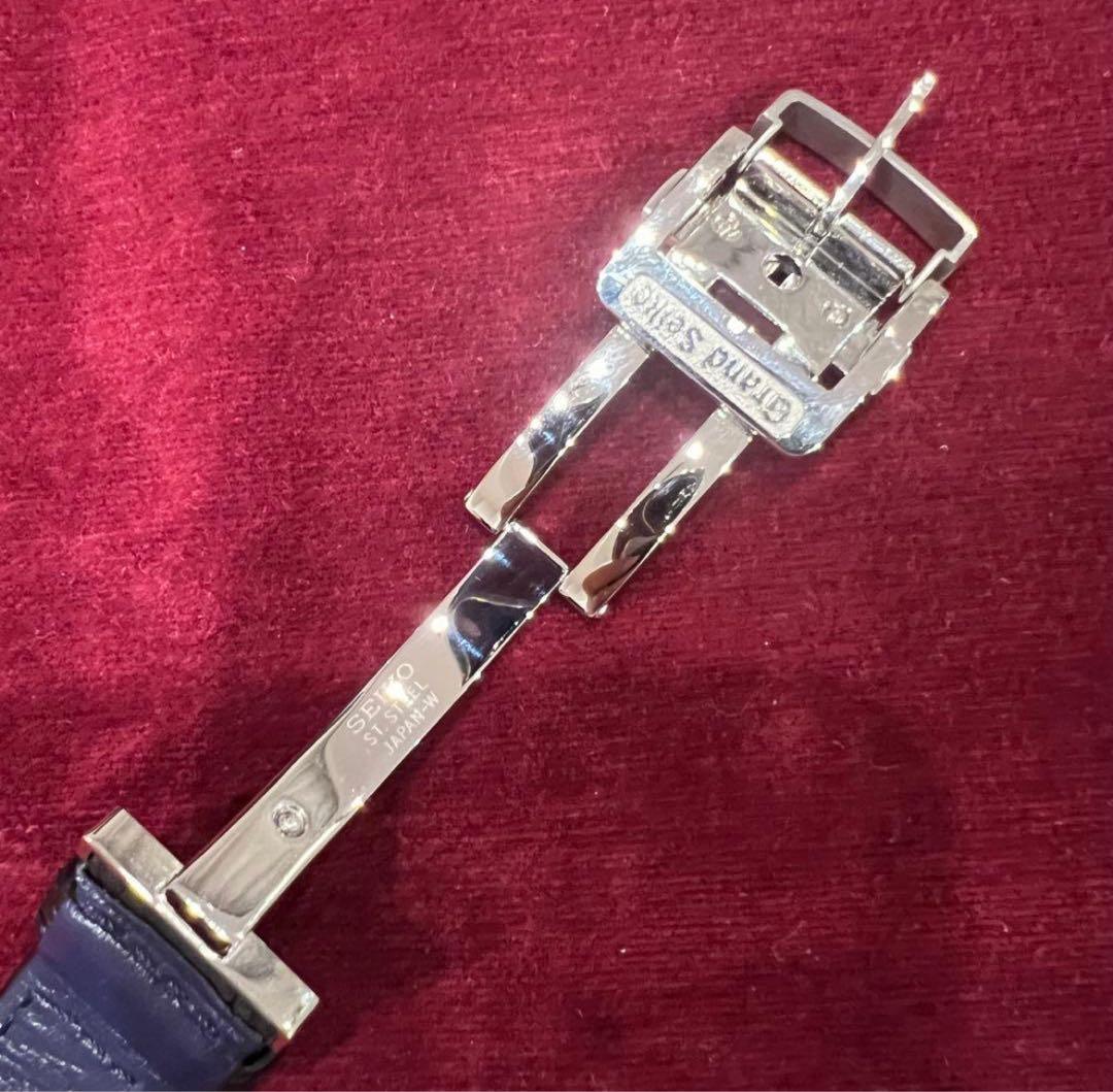 グランドセイコー 純正バックル レザーベルト付ラグ幅19mm尾錠幅16mm