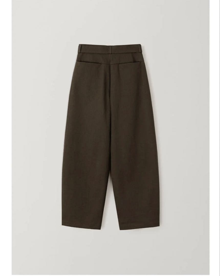 パンツ OHOTORO Belted Curved Pants
