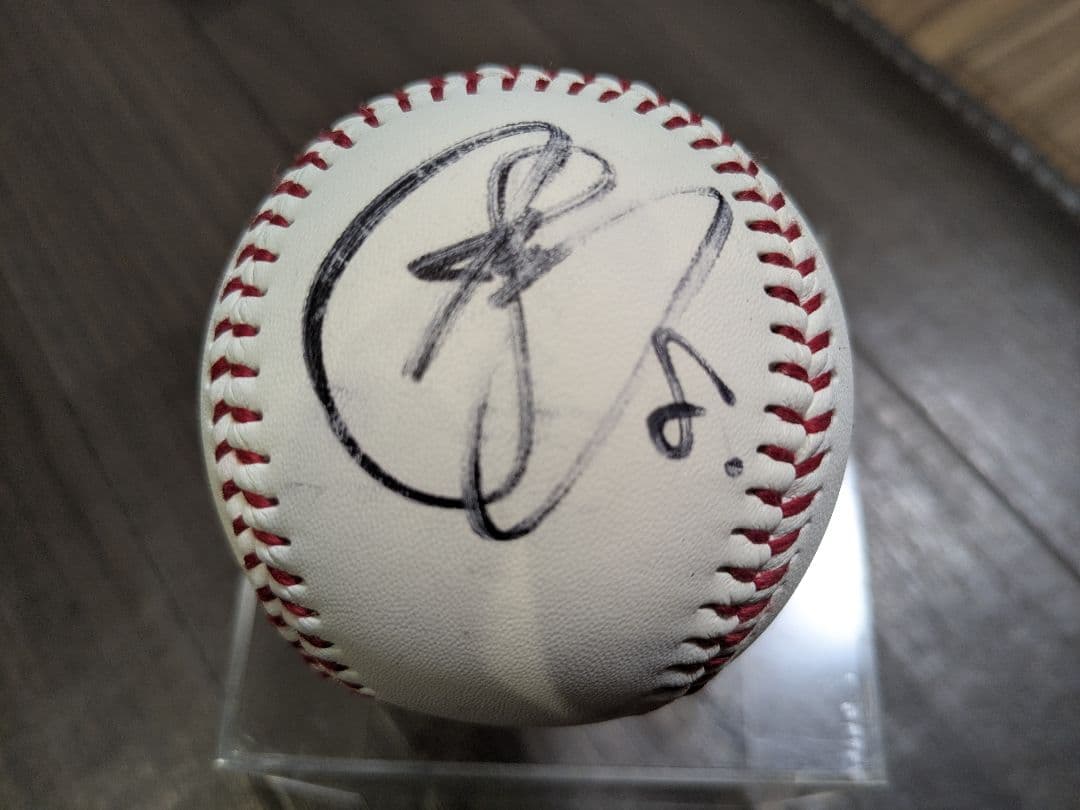 巨人　ジャイアンツ　丸佳浩選手　手渡し直筆サインボール