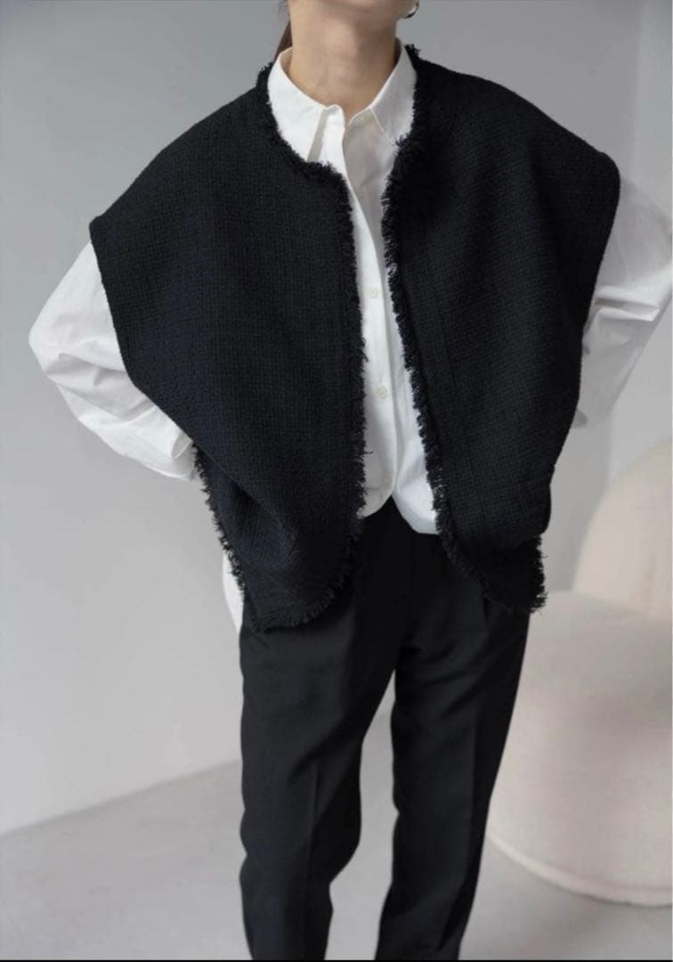 MIE　na.e ツイードジレ　ベスト