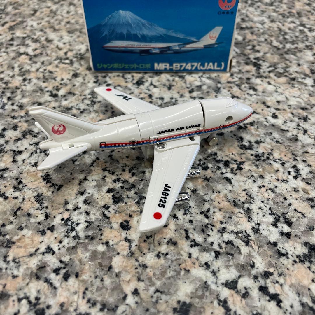 ★JAL 非売品 ジャンボジェットロボ MR-B747 バンダイ マシンロボ格安