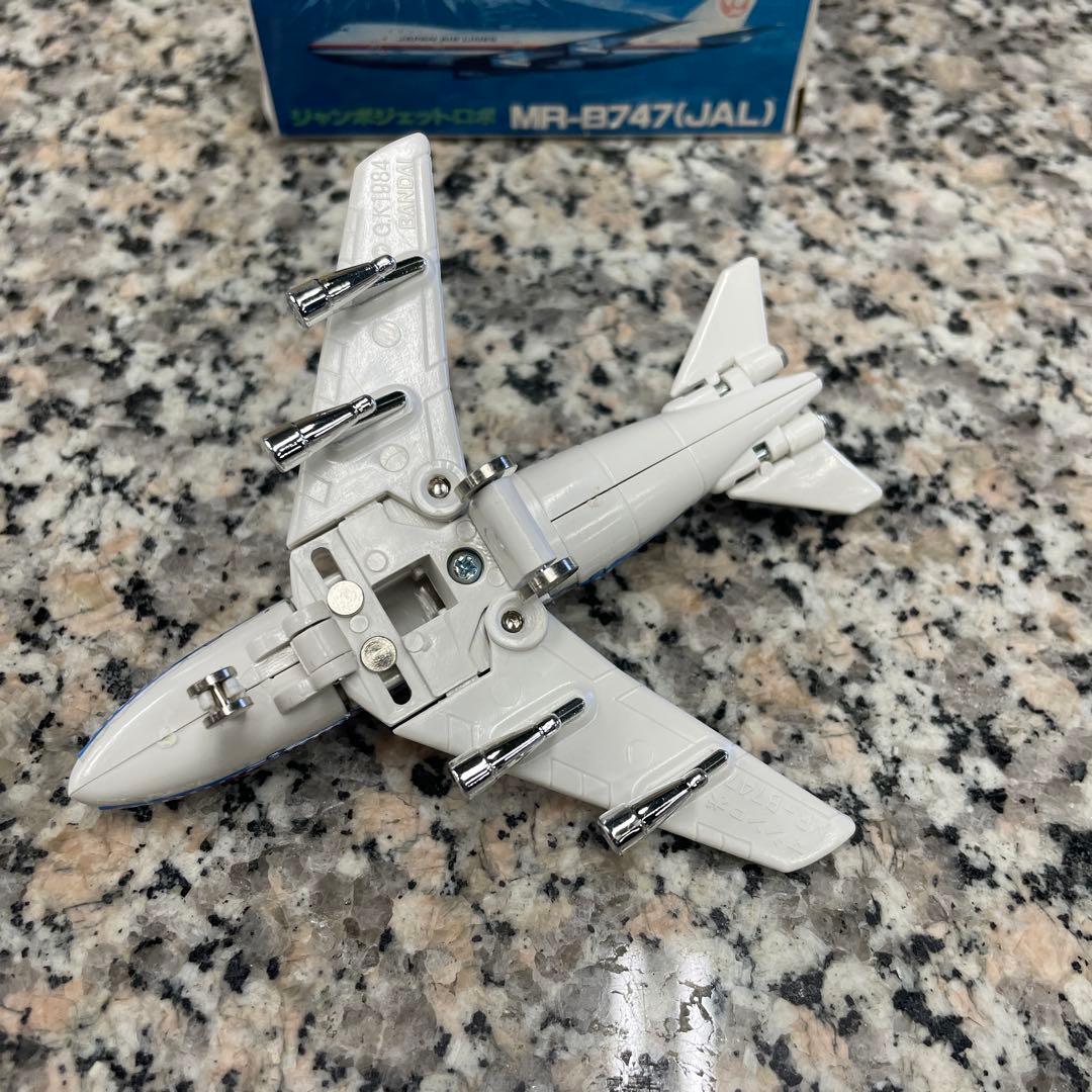 ★JAL 非売品 ジャンボジェットロボ MR-B747 バンダイ マシンロボ格安