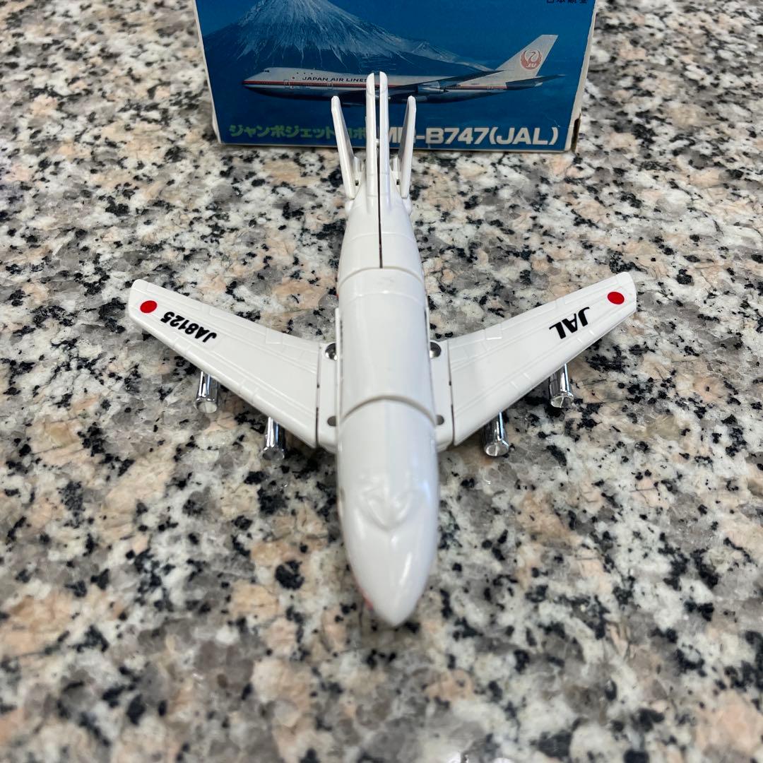 ★JAL 非売品 ジャンボジェットロボ MR-B747 バンダイ マシンロボ格安