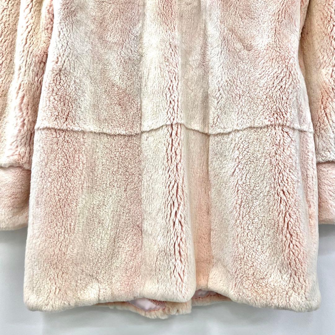 NORTH BEACH ノースビーチ ミンク ファー 毛皮 コート ピンク 韓国