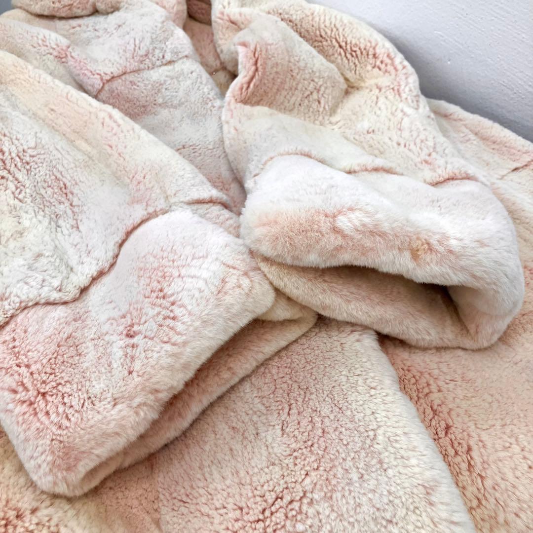 NORTH BEACH ノースビーチ ミンク ファー 毛皮 コート ピンク 韓国