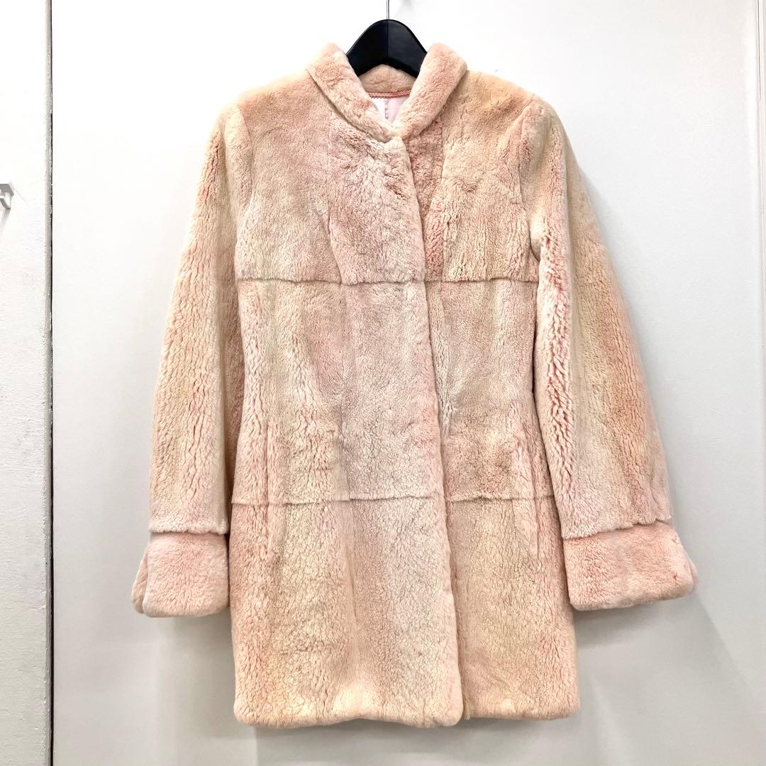 NORTH BEACH ノースビーチ ミンク ファー 毛皮 コート ピンク 韓国
