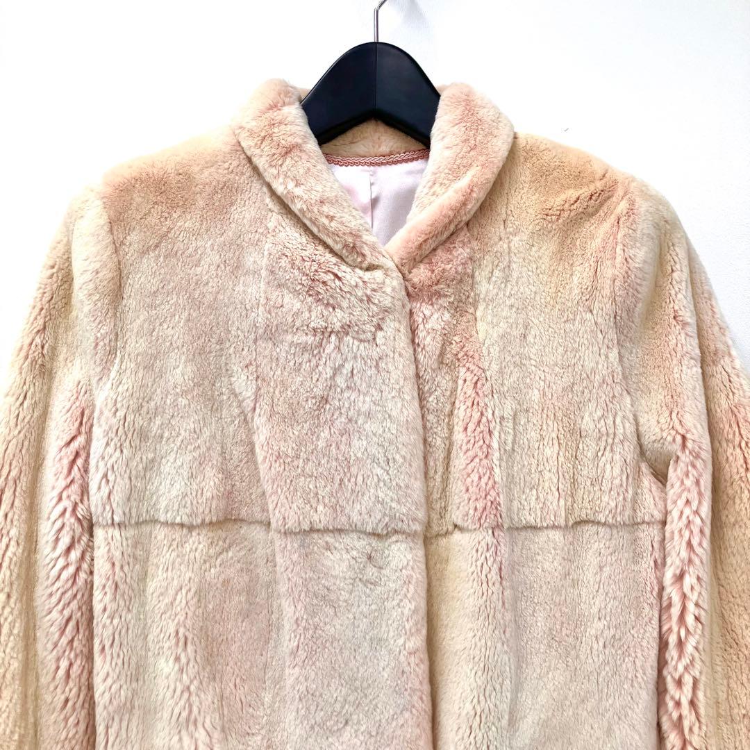 NORTH BEACH ノースビーチ ミンク ファー 毛皮 コート ピンク 韓国