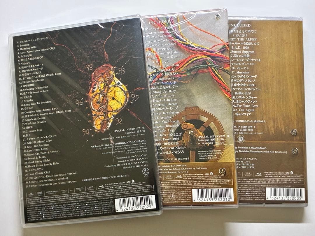 新品未開封 THE ALFEE/HISTORYⅠ Ⅱ Ⅲ 3本セット