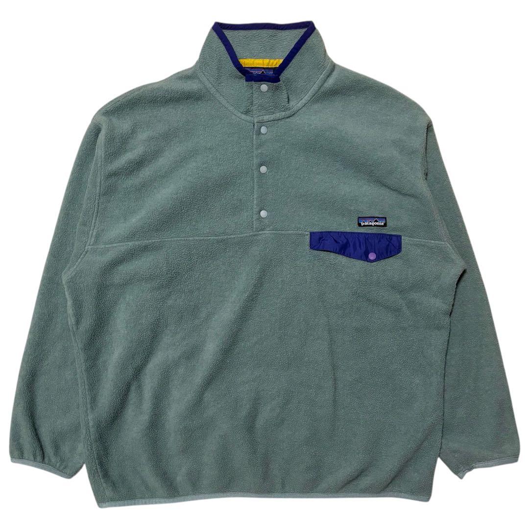 1990s 激XL レア色 Patagonia パタゴニア スナップT シンチラ
