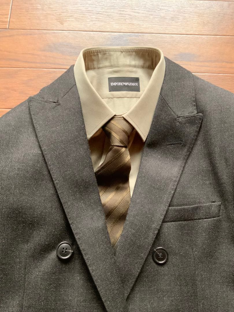 EMPORIO ARMANI スーツ、シャツ、ネクタイセット