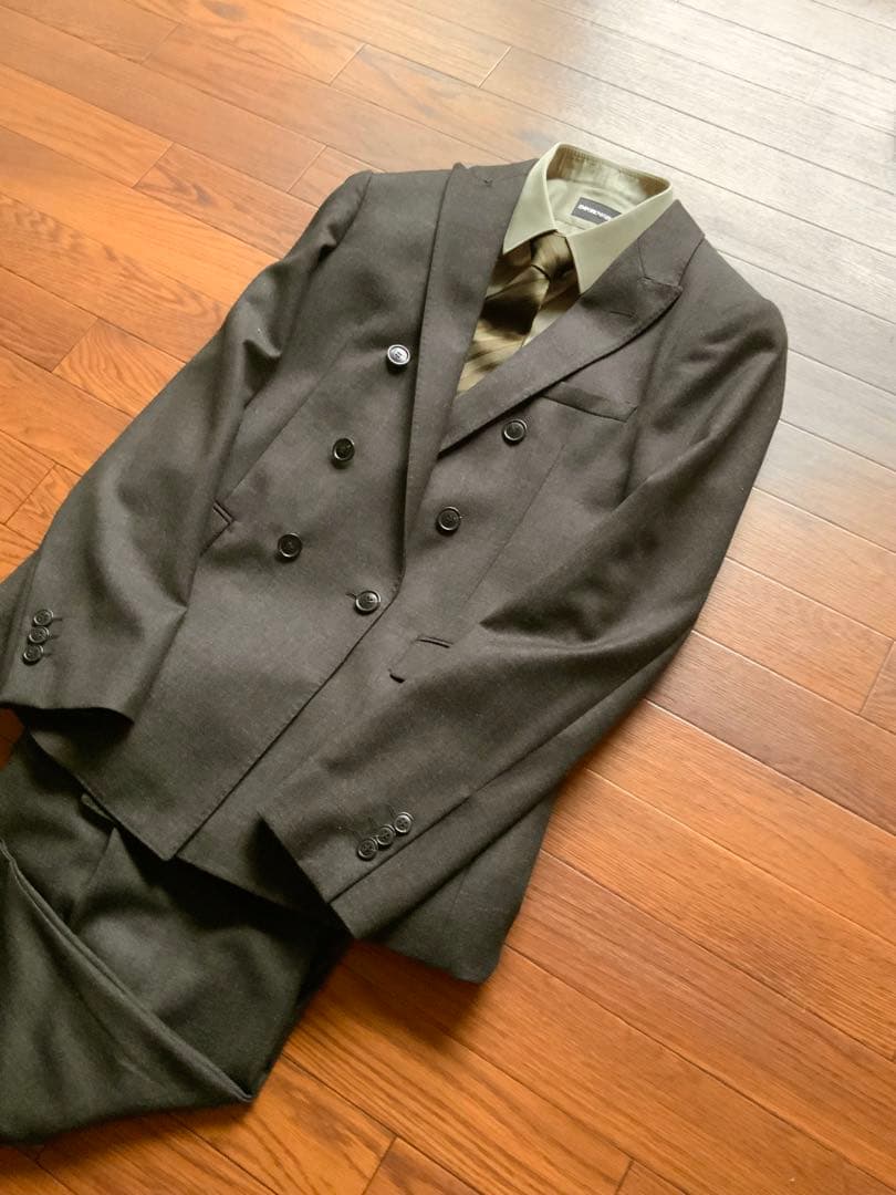 EMPORIO ARMANI スーツ、シャツ、ネクタイセット