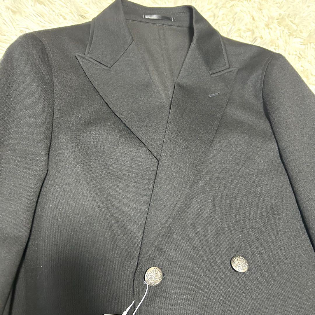 オシャレさん必見！【未使用タグ付】パジャマダブルブレザー セットアップ 黒 XL