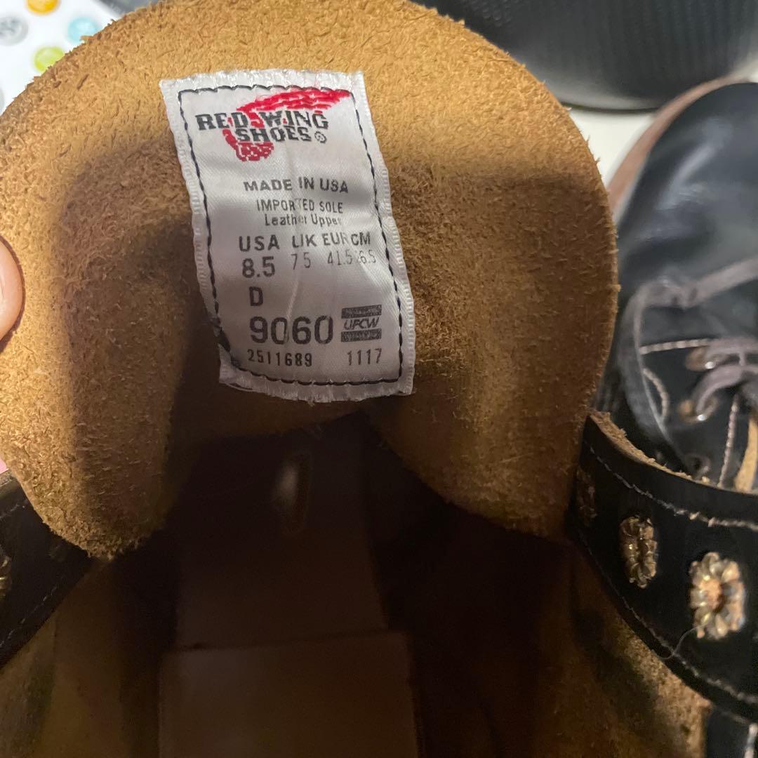 RED WING 9060 ワークブーツ 8.5 Dフラットボックス