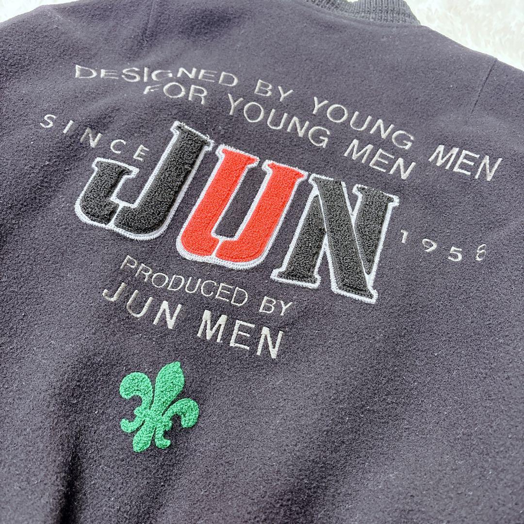 ジュンメン　90s　JUN MEN　レザースタジャン　VANパロ　ヴィンテージ