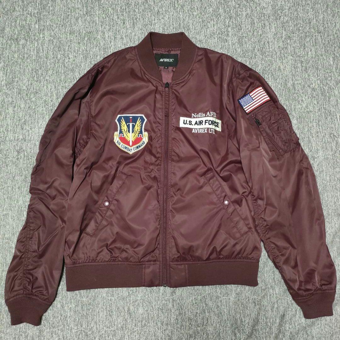 希少 XL AVIREX MA-1 AIR FORCE THERMO LITE
