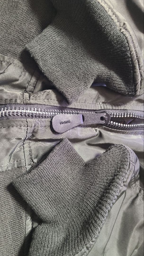 アルファ インダストリーズ MA-1 USA製 フライトジャケット L カーキ