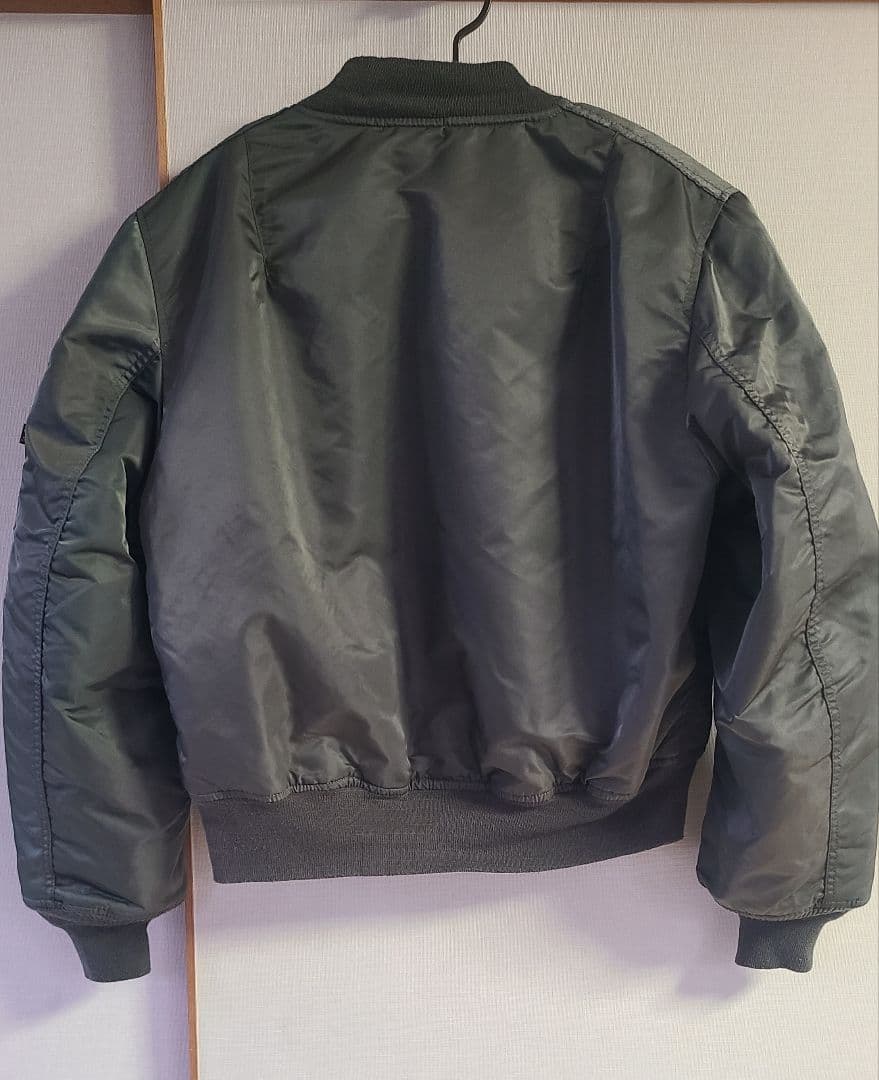 アルファ インダストリーズ MA-1 USA製 フライトジャケット L カーキ
