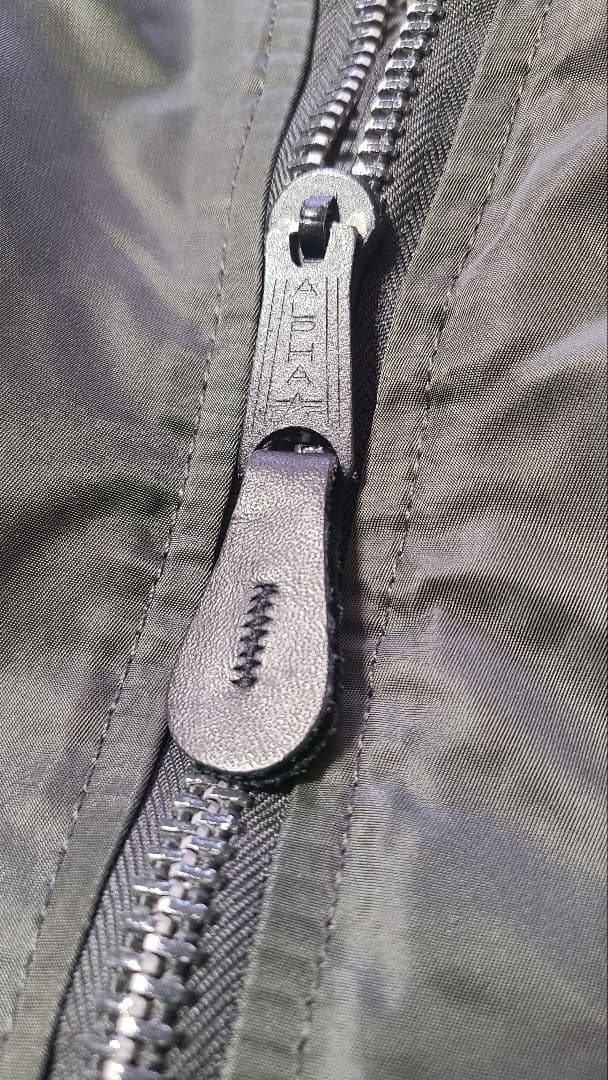 アルファ インダストリーズ MA-1 USA製 フライトジャケット L カーキ