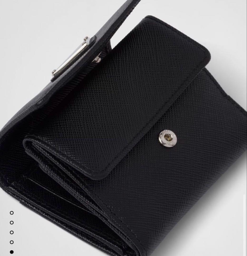 PRADA プラダ サフィアーノトライアングル ミニ財布