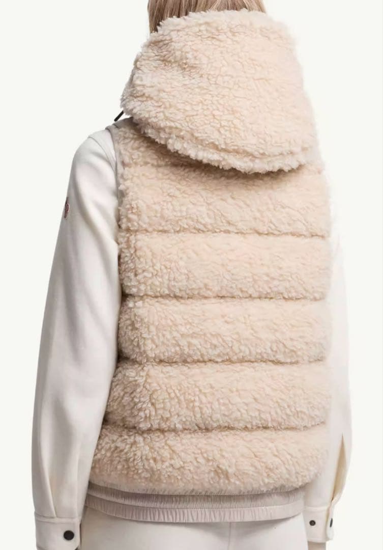 MONCLER モンクレール Teddy フーテッドダウンベスト XS 未使用品