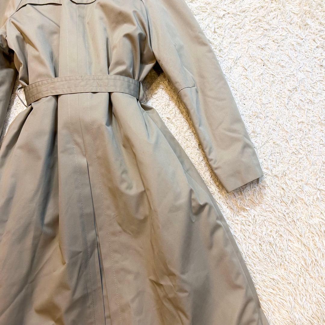 【本毛皮✨️リアルファー】 希少カラー 緑ROTINY トレンチコー フォックス