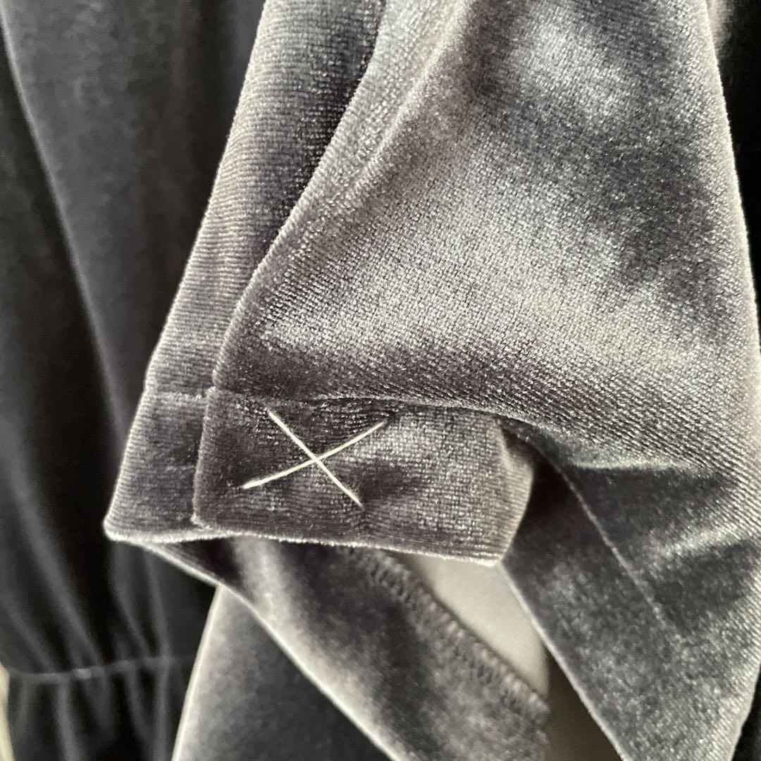 【新品未使用】callarus カラルス　アシメデザインベロアワンピースドレス