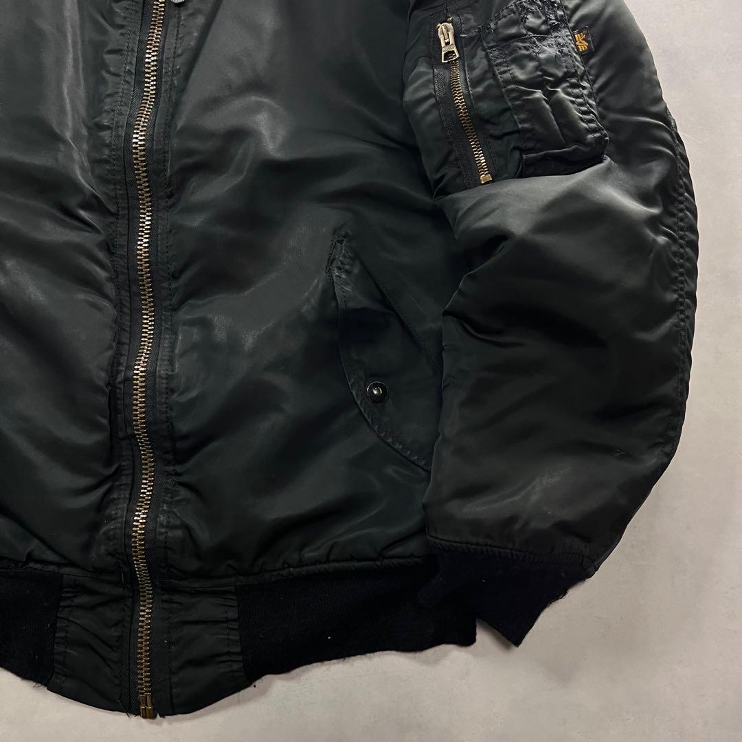 ◎80s アルファインダストリーズ MA-1 usa 旧黒タグ S 90s