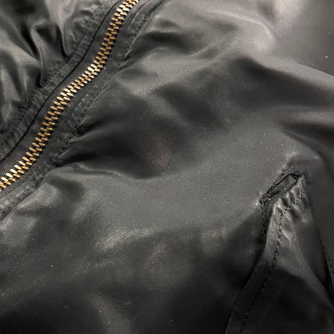 ◎80s アルファインダストリーズ MA-1 usa 旧黒タグ S 90s