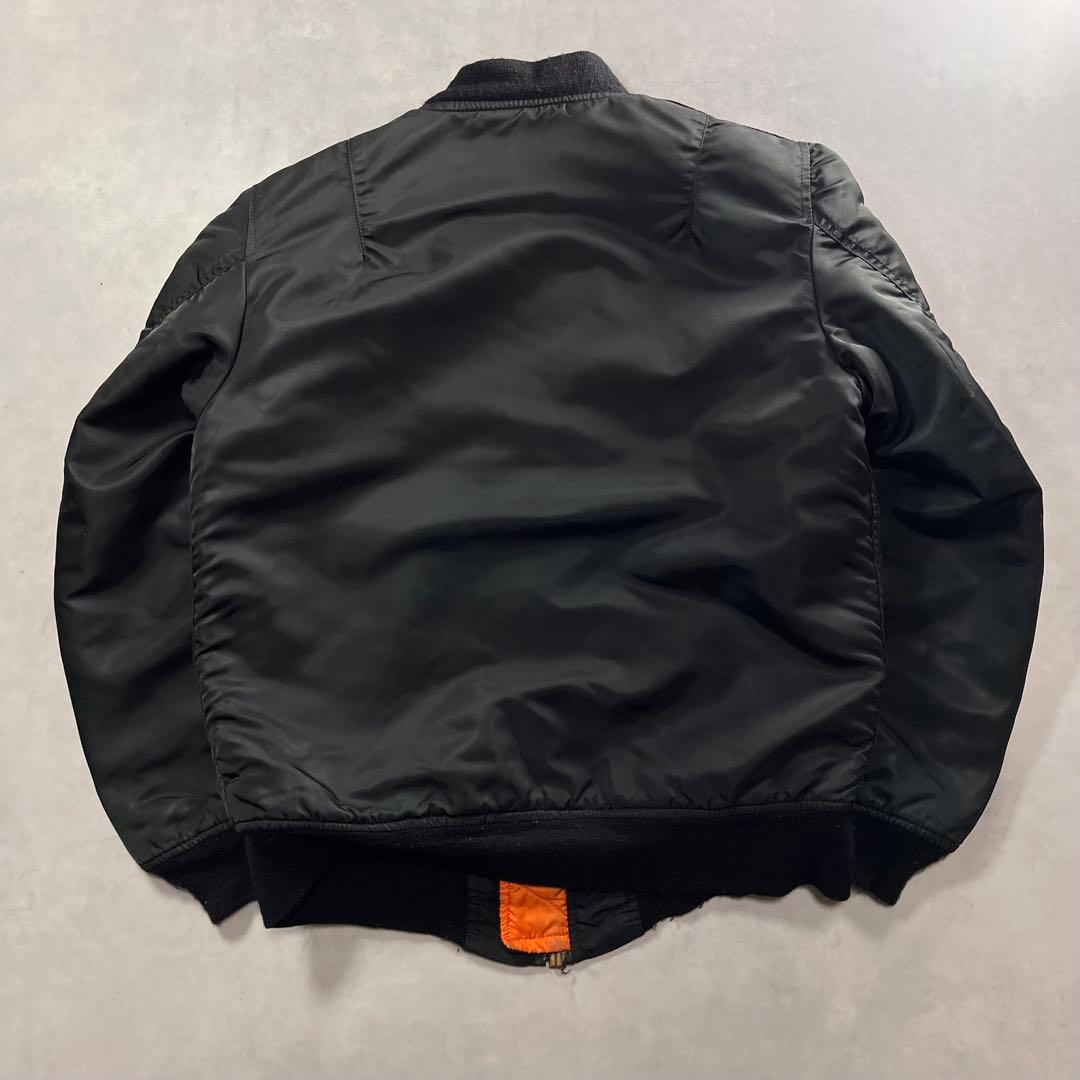 ◎80s アルファインダストリーズ MA-1 usa 旧黒タグ S 90s