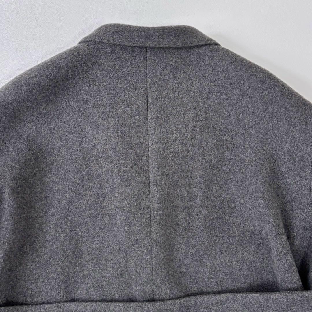 北欧暮らしの道具店 3WAYアレンジ襟のかろやかチェスターコート グレー