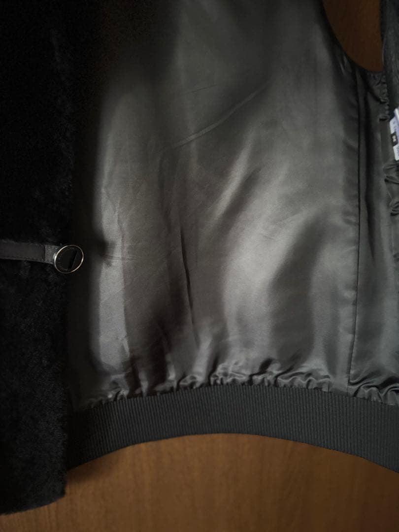 DOUBLE STANDARD CLOTHING Black ファーベスト