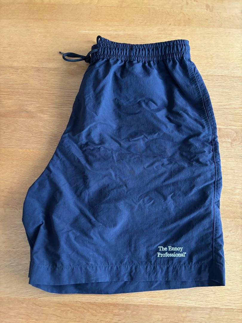 パンツ ennoy professional shorts navy size L