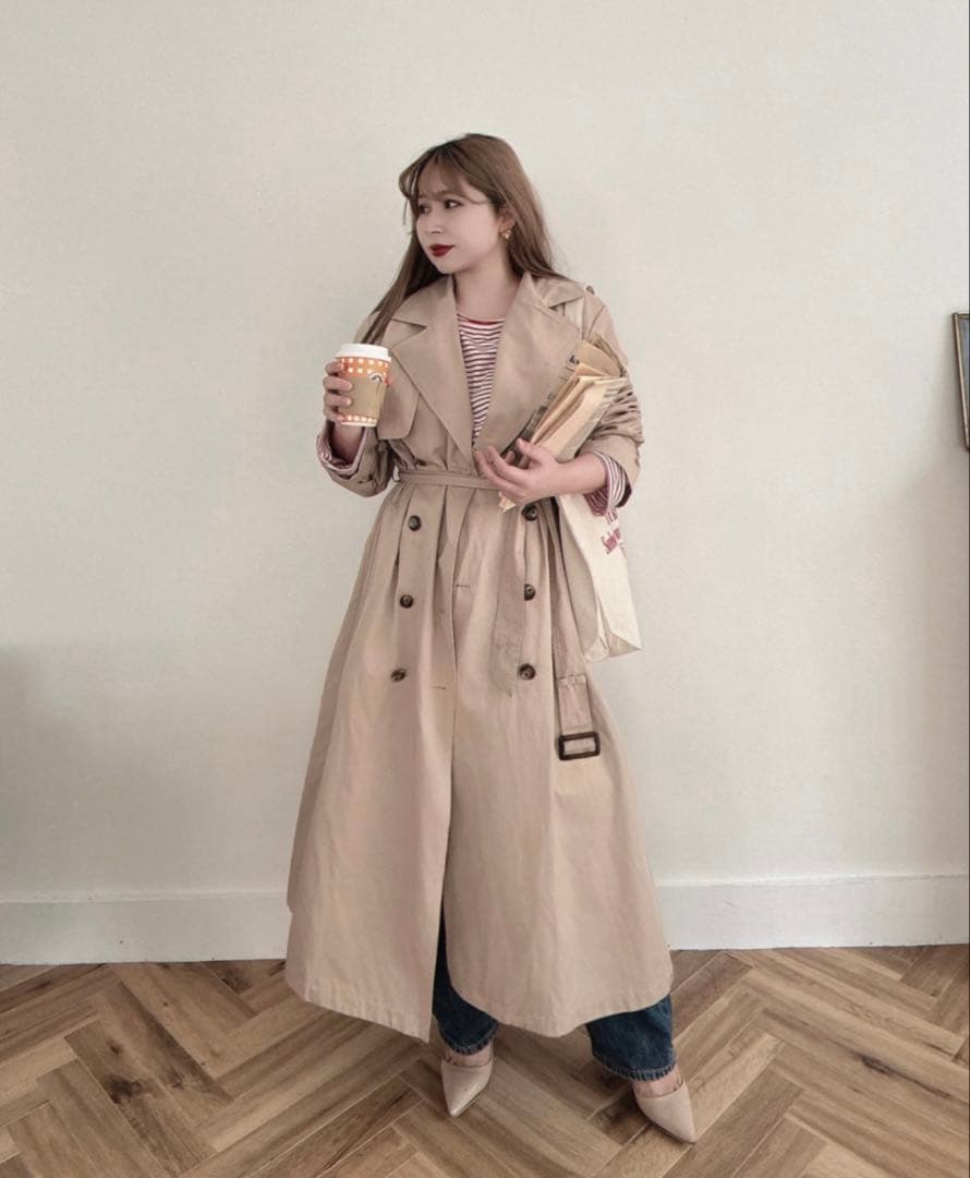 PUI 未使用　トレンチコート