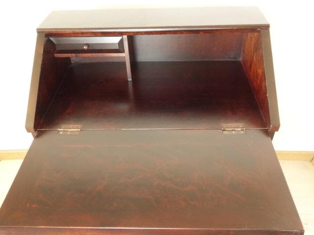 民芸家具　ライティングビューロー　再塗装済　ＵＳＥＤ