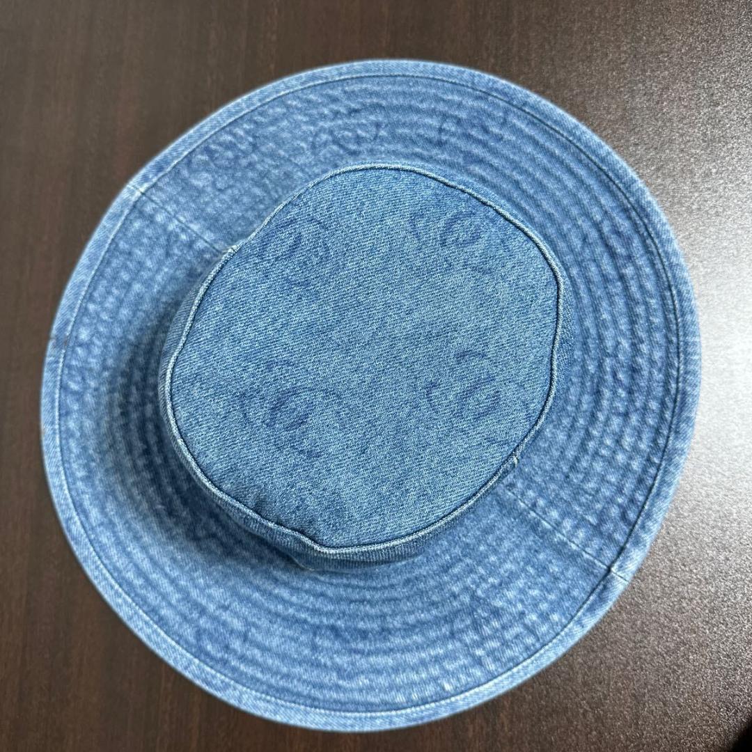 シャネル ココマーク デニム ハット size 58 帽子 ヴィンテージ
