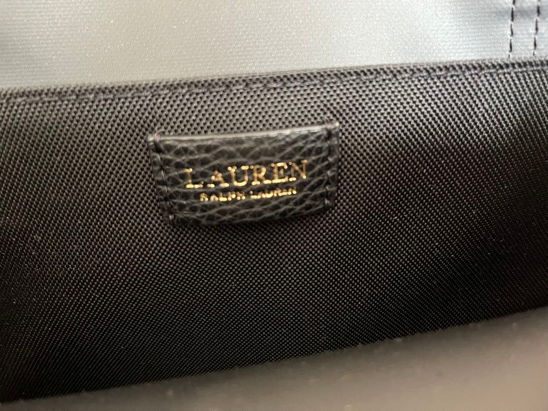 【未使用】LAUREN RALPH LAUREN　黒トートバッグ